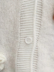  Floral Patch Button Up Cardigan