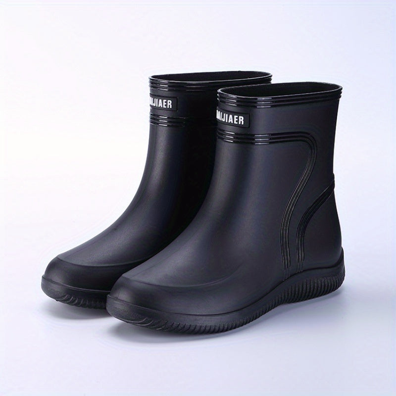 Men's Waterproof High Top Fishing Rain Boots