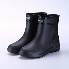 Men's Waterproof High Top Fishing Rain Boots