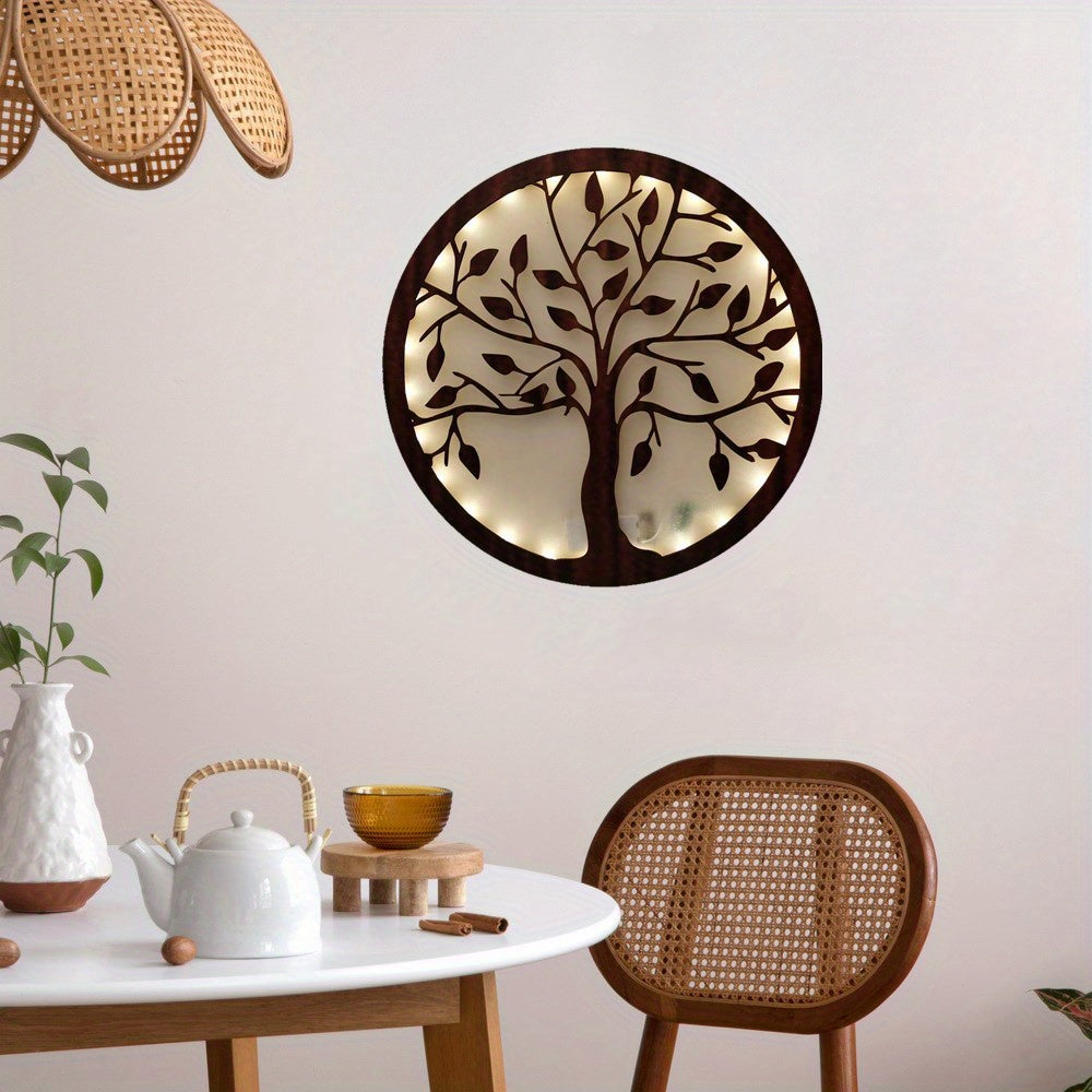 Creative LED Life Tree Lamp - Wooden Hanging Home Decoration