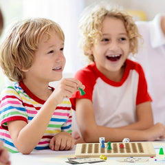 Wooden Math Multiplication Game Educational Toy for Kids Ages 3-6