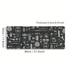 Oversized Gaming Mouse Pad with Non-Slip Rubber Base