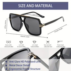 Polarized Men's Sunglasses UV400 Eye Protection Outdoor Travel