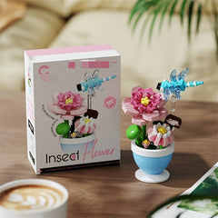 Flower Kingdom Bonsai Assembly Blocks for Kids - Indoor Table Decor