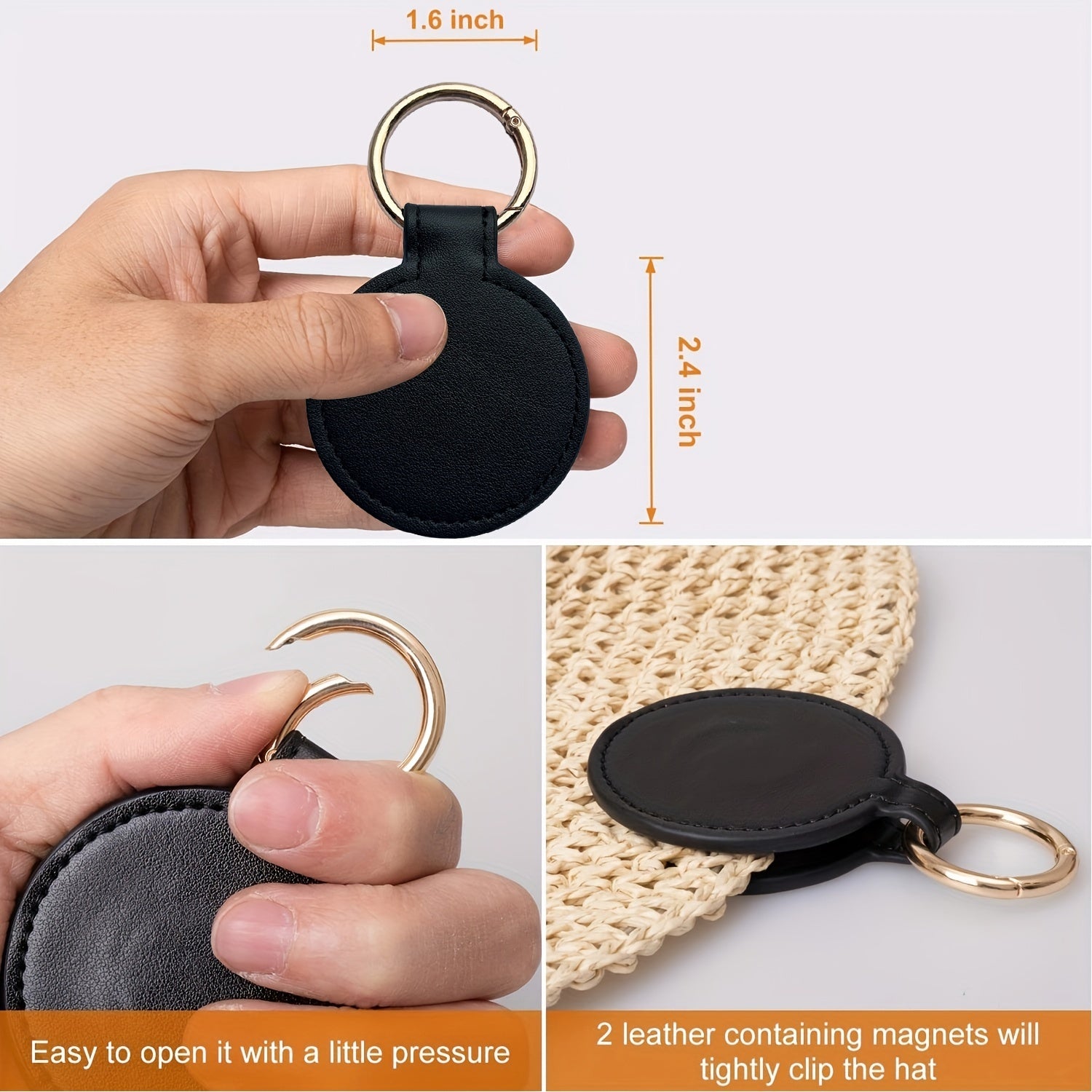 1 Pc Travel Portable Hat Clip Lightweight Magnetic Hat Clip Travel Accessories