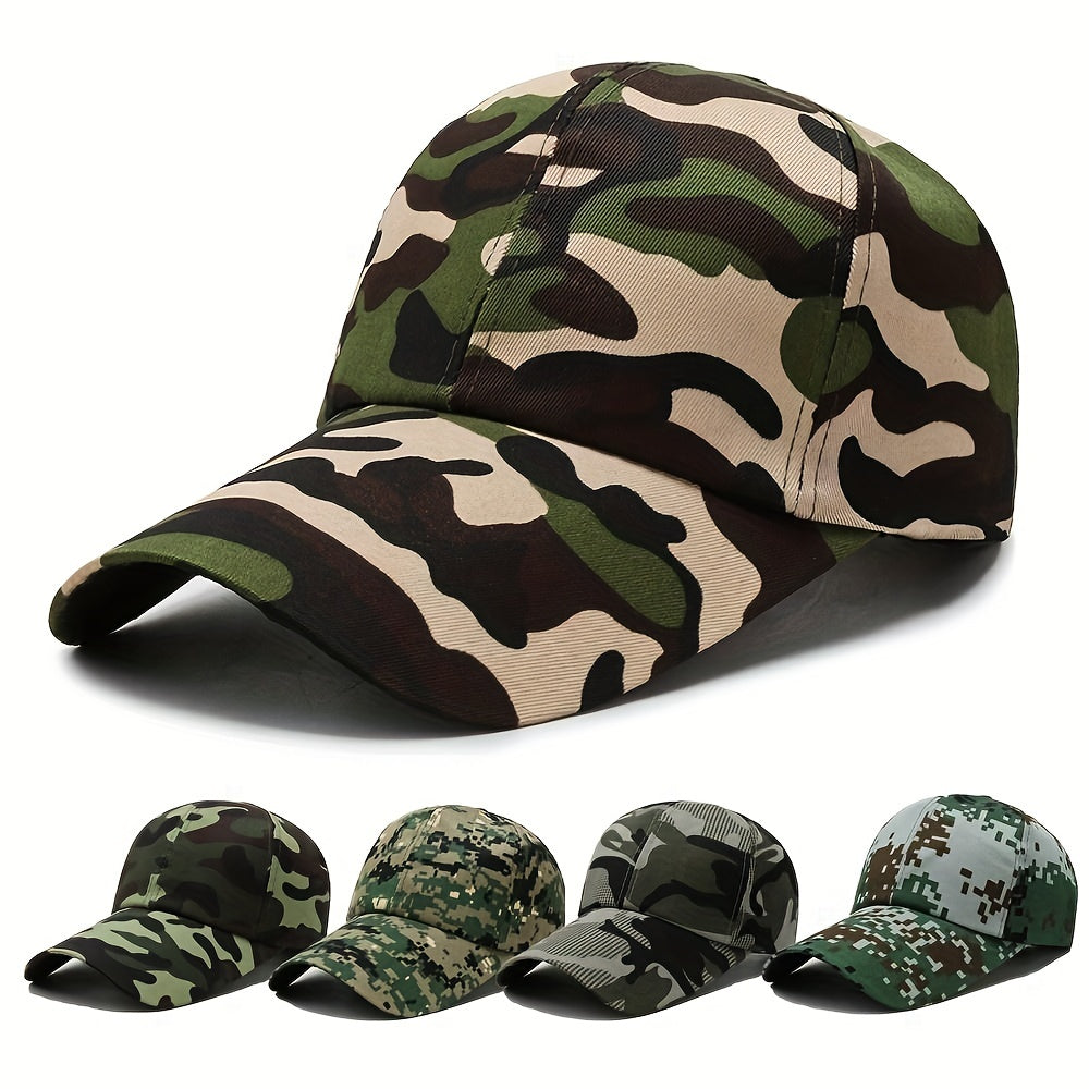 Camouflage Baseball Cap for Fishing and Outdoor Activities