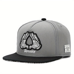 Men's Double Hands Mult. Flat Brim Hat