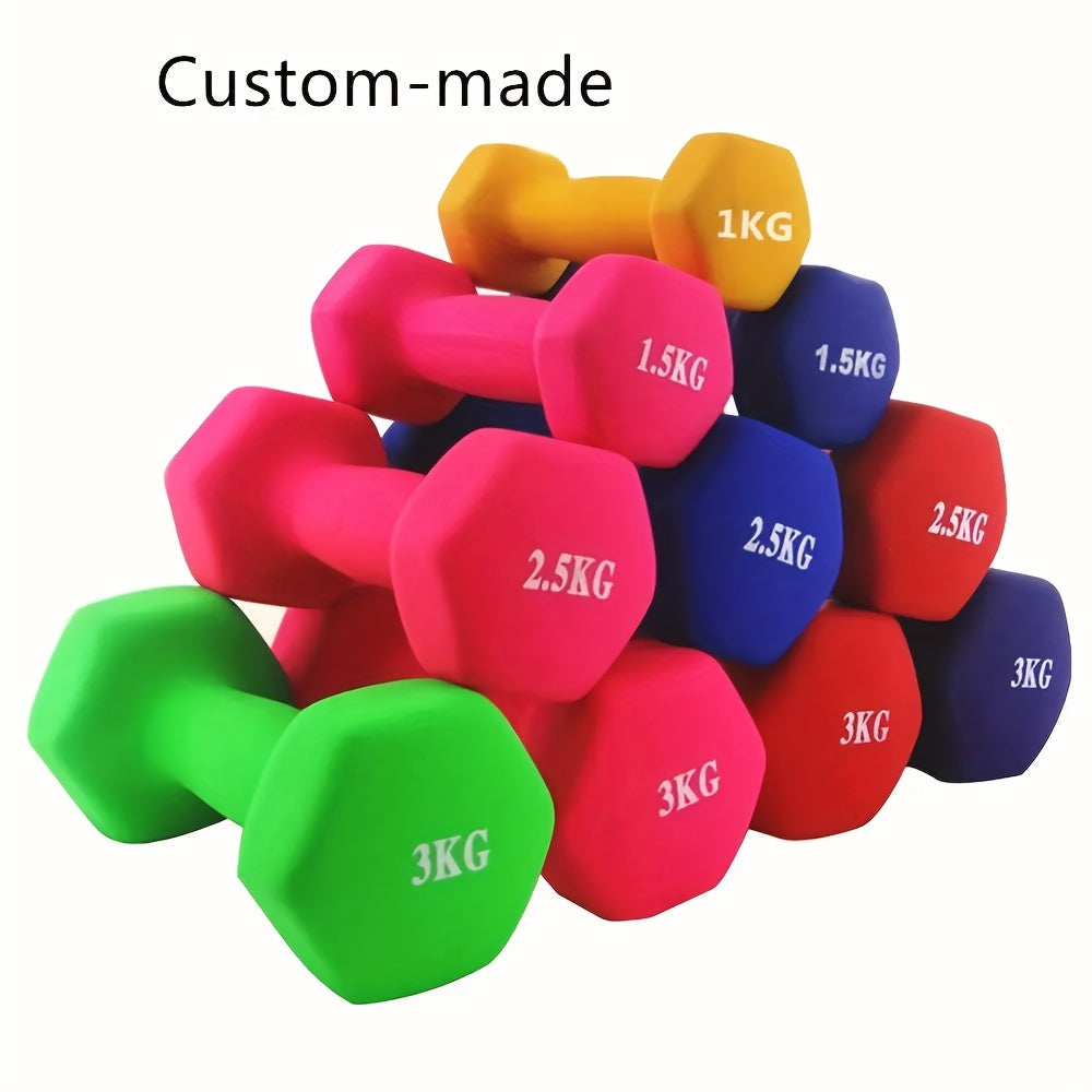 2pcs 4kg Dumbbells Non-slip Frosted Surface Arm Muscle Training Fitness