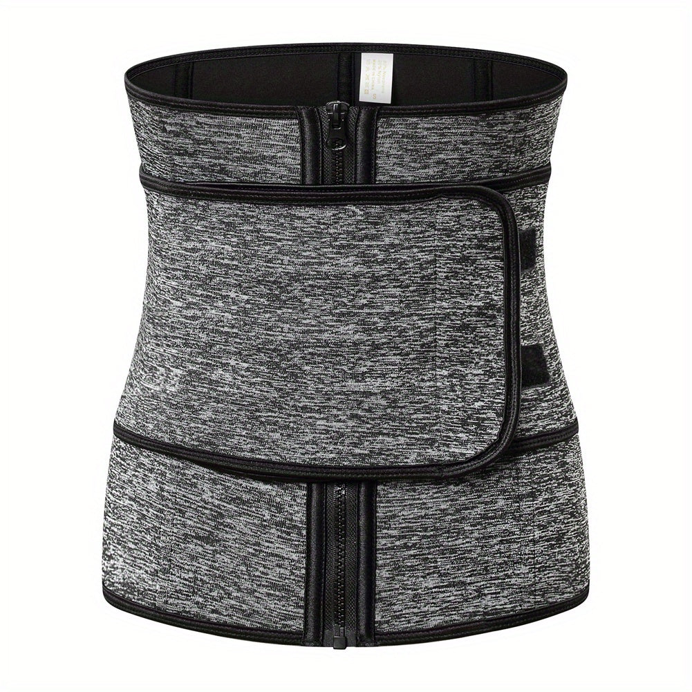 Waist Trainer Tummy Wrap Tummy Control Workout Zipper Slimmer Belly Belt