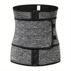 Waist Trainer Tummy Wrap Tummy Control Workout Zipper Slimmer Belly Belt