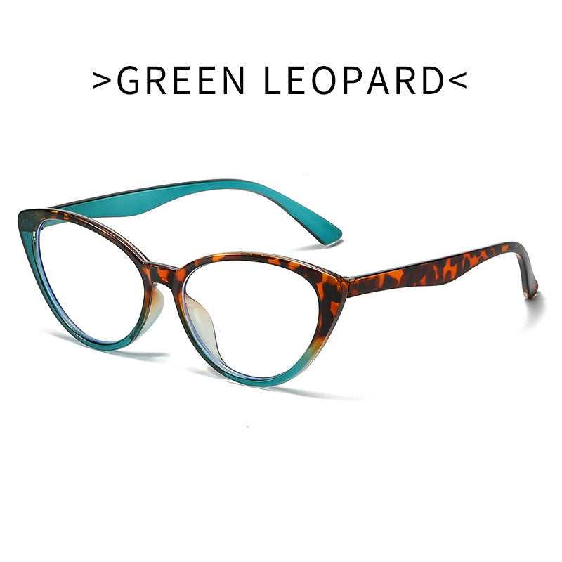 Classic Gothic Cat Eye Frame Computer Glasses