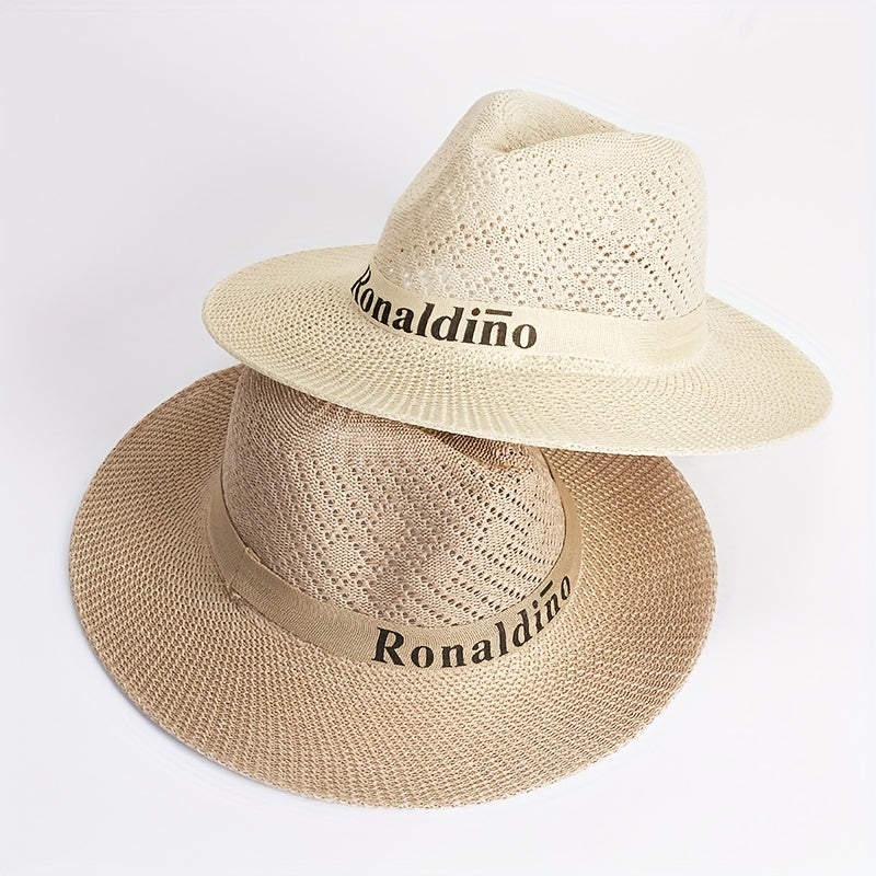 Men's Cowboy Hat Foldable Sun Hat Bowler Hat