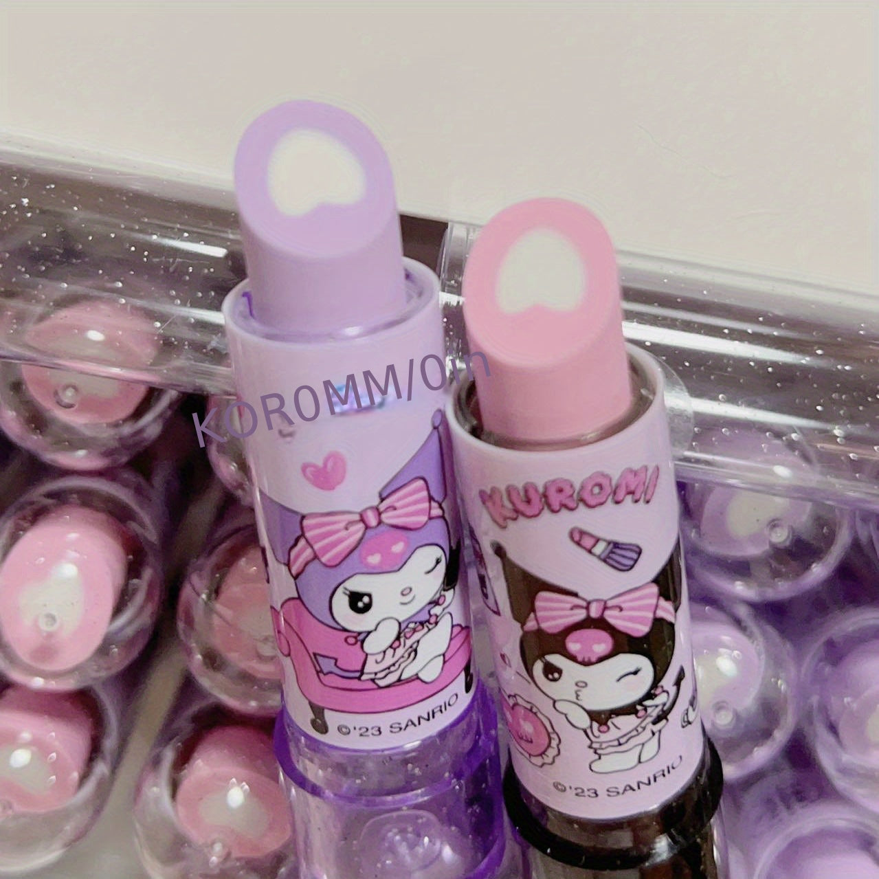 Kuromi Lipstick Eraser Creative Cartoon Fun No Messy Debris Gift