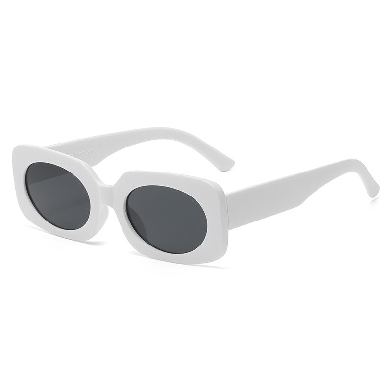 Colorful Frame Rectangle Sunglasses UV400 Protection