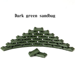 Building Block Military Soldiers Bunkers Trenches Sandbags Weapons Puzzle