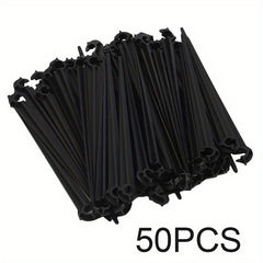 1pc Irrigation Bracket Stake C Shaped Fixing Rod Micro Drip System Pipe Stake