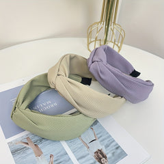 Solid Style Wide Headband for Women Girls