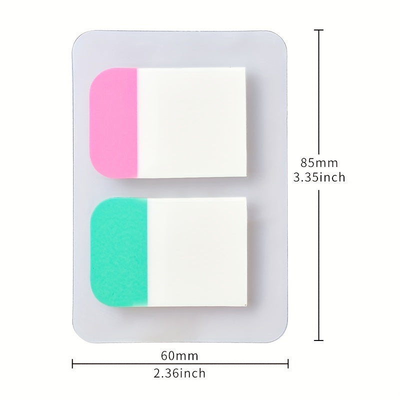 200 Adhesive Index Labels Colorful Page Markers for Books, Notes