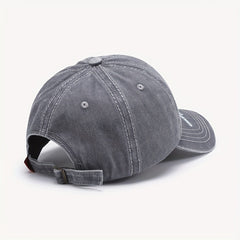 Outdoor Curved Brim Letter Embroidery Men's Peaked Cap Baseball Cap