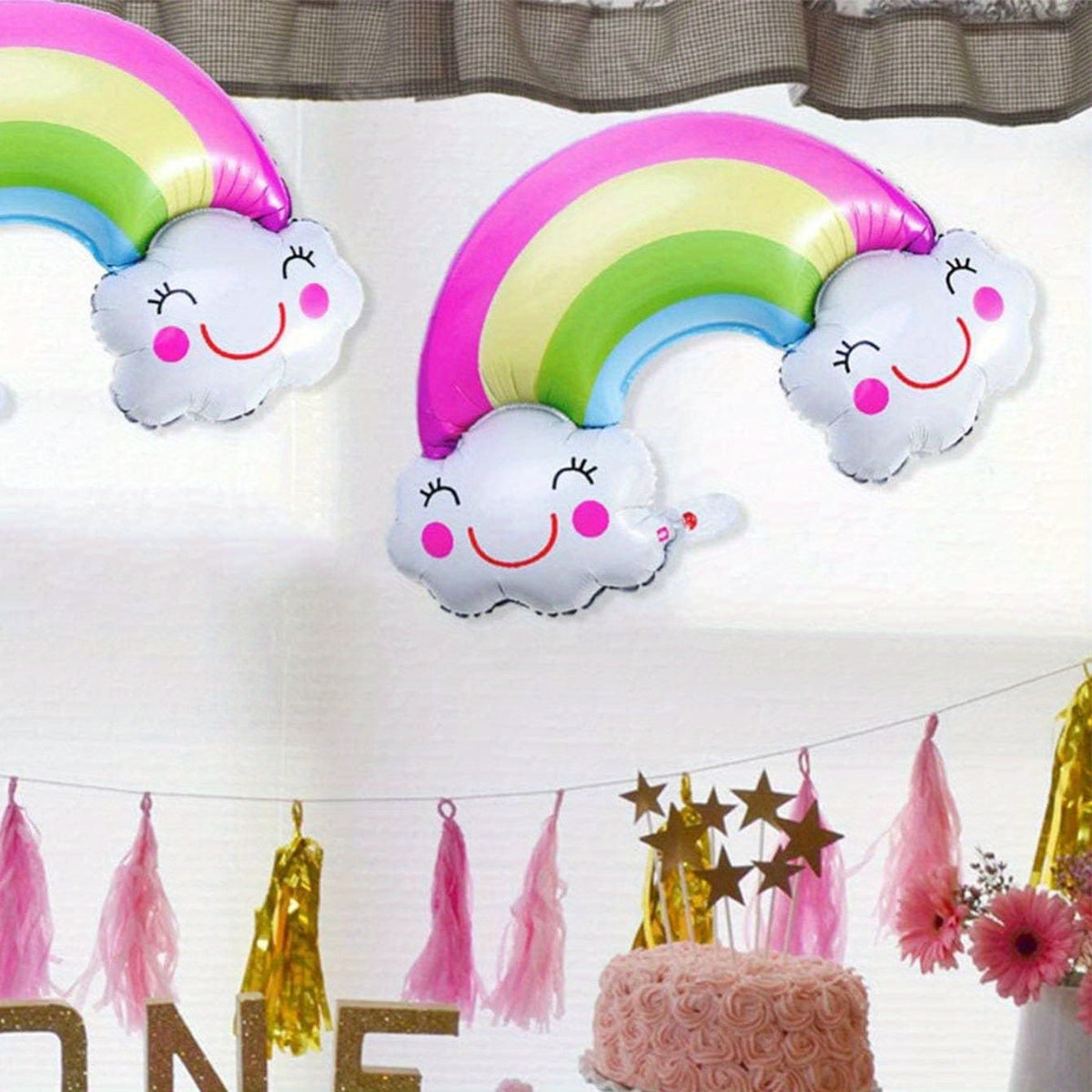 Rainbow Cloud Balloon for Birthday Party Decorations