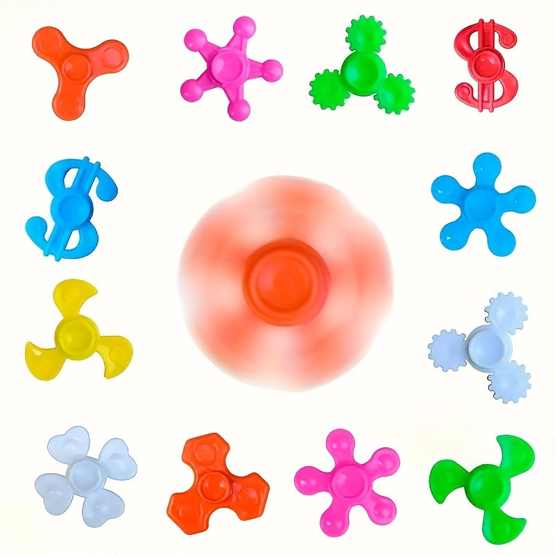 Spinning Top Toys - Set of 24 - Fun Hand Spinning Toys for Parties and Games