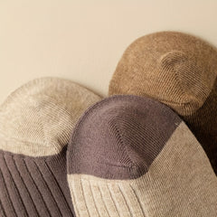 Colorblock Crew Socks 7 Pairs Women's Mid Tube Stockings