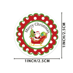 500 Explosive Style Roll Stickers Christmas Decoration Gift Series