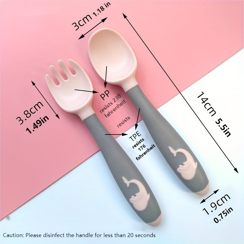 Baby Cutlery Set Learning To Eat Training Food Supplement