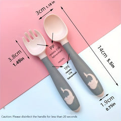 Baby Cutlery Set Learning To Eat Training Food Supplement