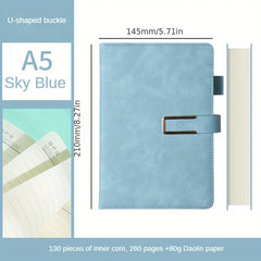 Magnetic Suction Notebook U-Shaped Buckle Creative Diary Notepad