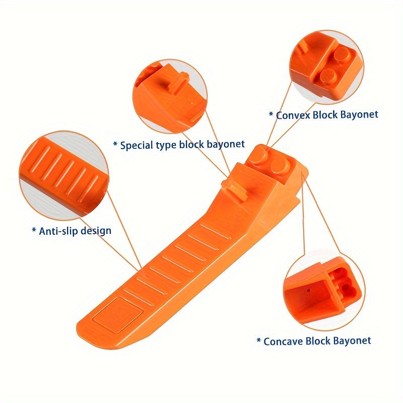 KIDNOAM Building Block Toy Disassembly Clamp Set Wooden Block Remover Hammer Kit