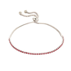 Dainty Bracelet Rhinestone Claw Link Chain Ladies Clothing Accessories