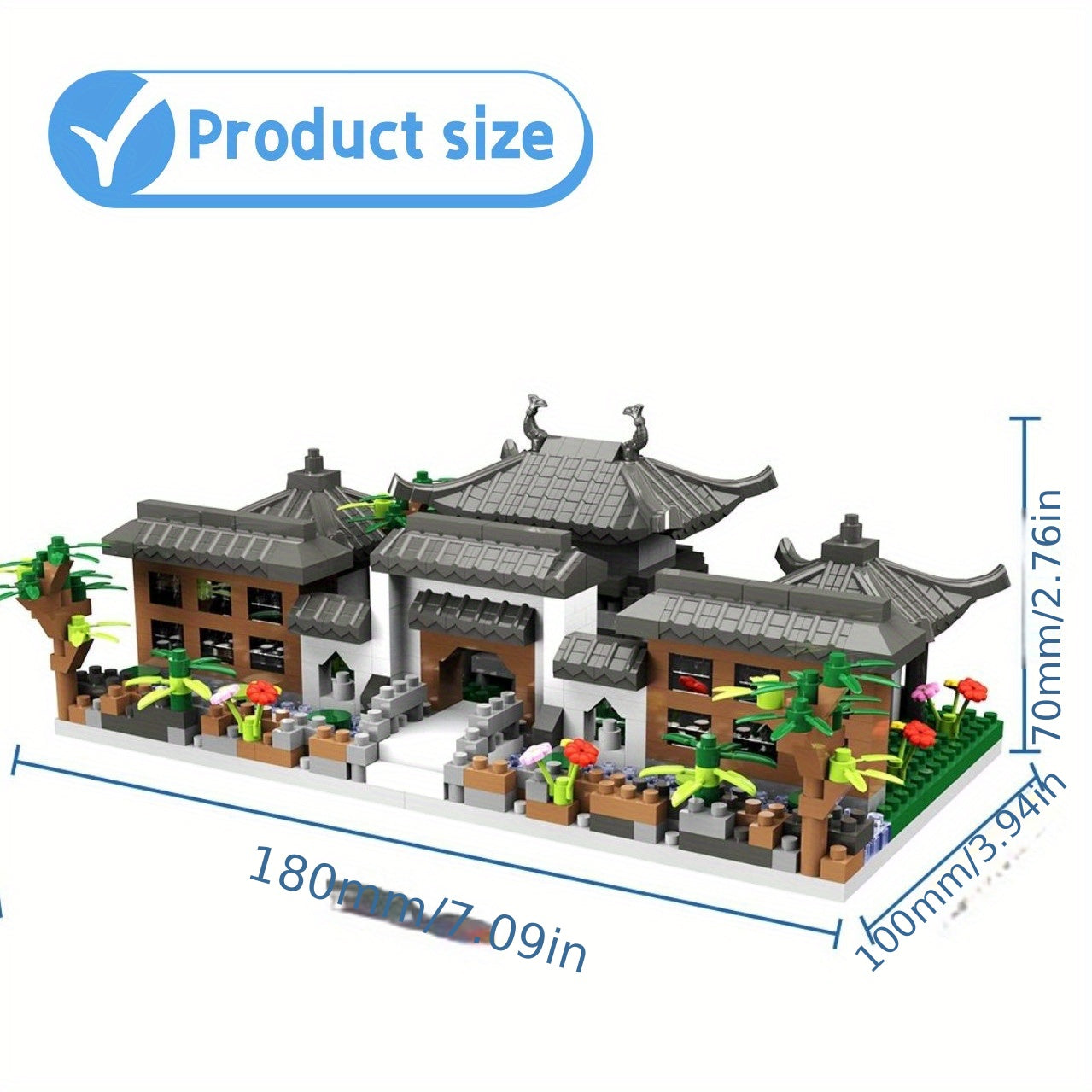 Suzhou Garden Blocks Construction Toy - Street Scene Gift