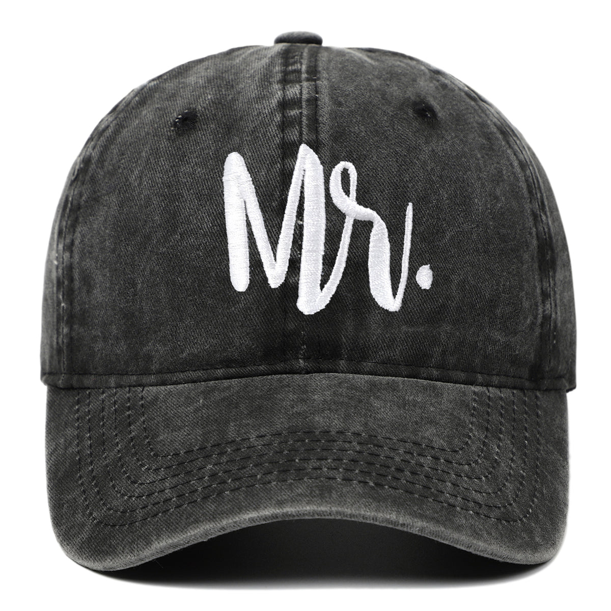 Vintage Letter Embroidery Fishing Cap Sunscreen Cotton Baseball Cap