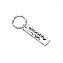 Faith Gift Keychain For Friends Birthday Graduation Gift