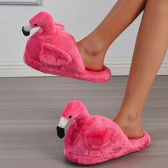 Women's Unicorn Slippers Plush Slip On Shoes Cozy Home Footwear