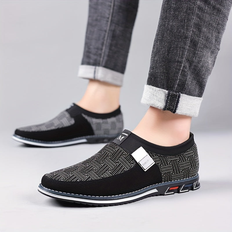 Men's Slip On Formal Shoes Non Slip Smart Casual Shoes