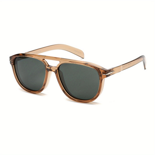 OUWEN Polarized Square Aviator Sunglasses Vintage Shades Sun Glasses