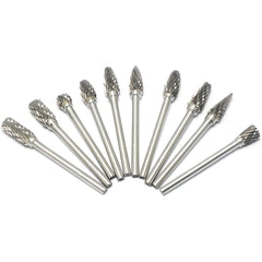 10pcs Tungsten Carbide Grinding Bits Set for Rotary Tools