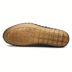 Men's Leather Slip On Flat Dress Shoes Soft Sole