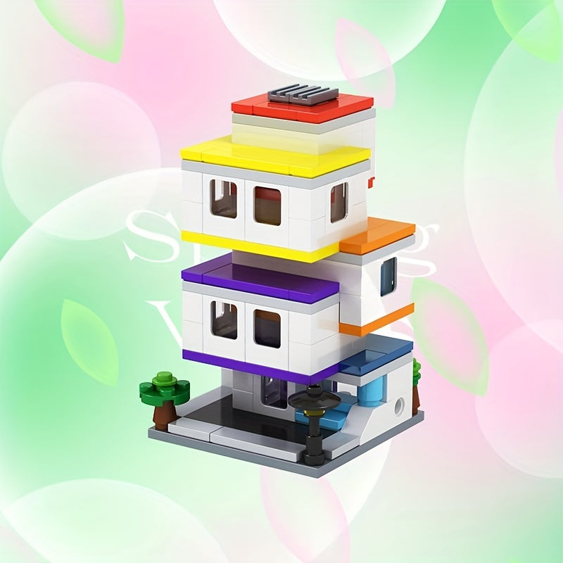 Mini Street View Building Blocks Set