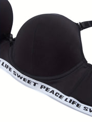  Casual Bra Women's Plus Push Up T shirt Bra