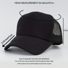 Candy Mesh Trucker Hat Lightweight Breathable Baseball Cap Adjustable