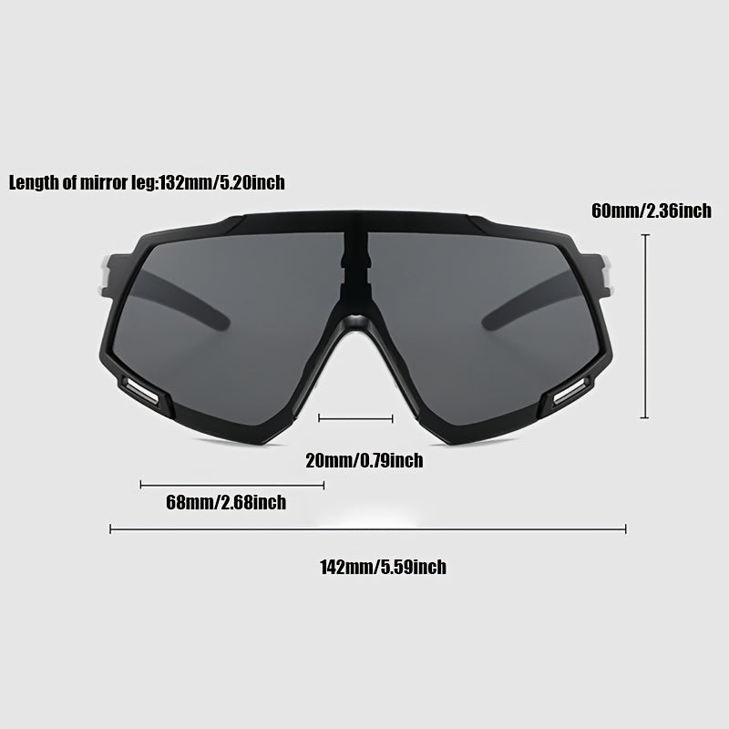 Large Frame Cycling Glasses Night Vision 8322 Sports Sunglasses