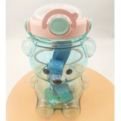 Bear Water Cup Cartoon Drinking Straw Cup