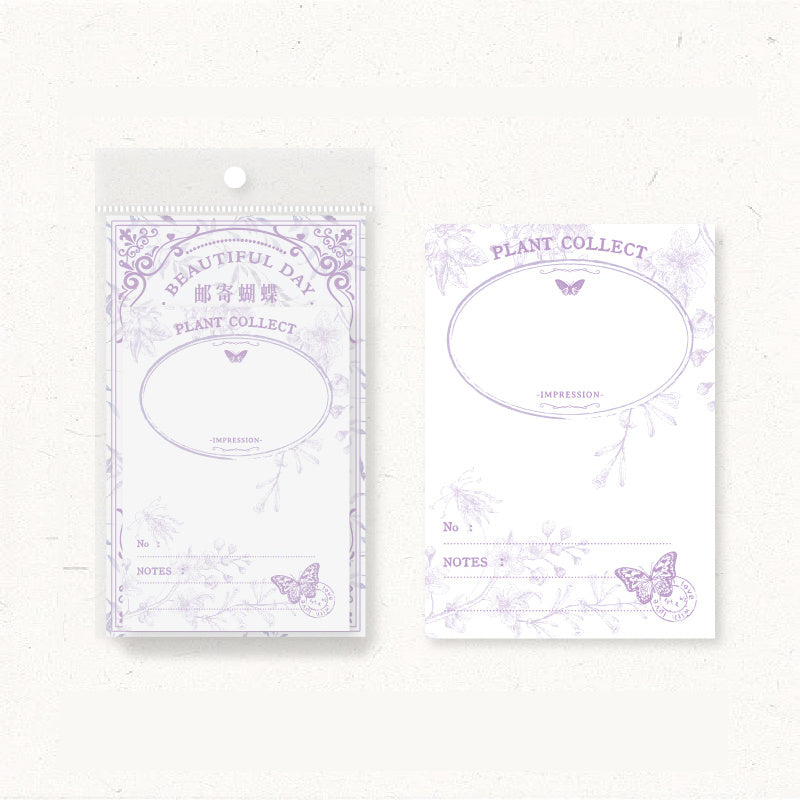 40pcs Memo Pad Fresh Good-looking Journal DIY Material Bottoming