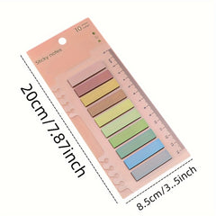 Morandi Sticky Notes 20 Sheets - Fluorescent Index Sticker