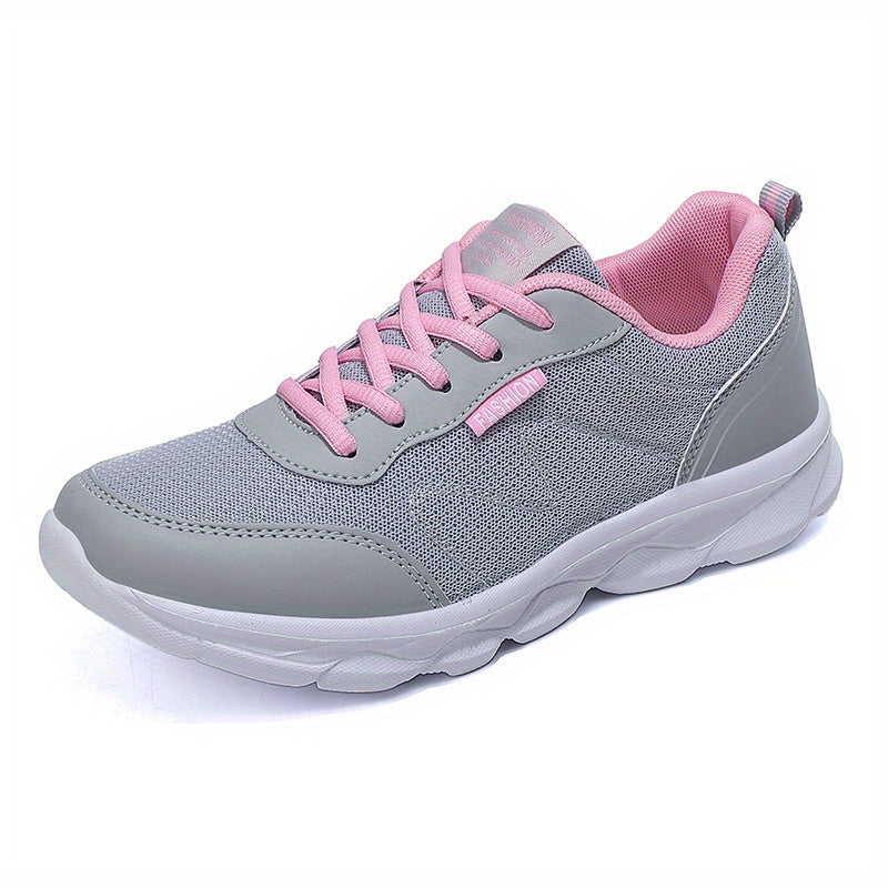 Y2k Women's Non Slip Walking Shoes Lace Up Soft Sole Comfort Running Shoes