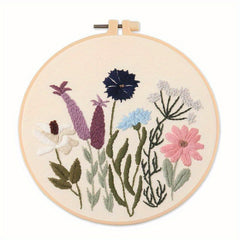DIY Embroidery Kit Bag Cross Stitch Material Set Manual