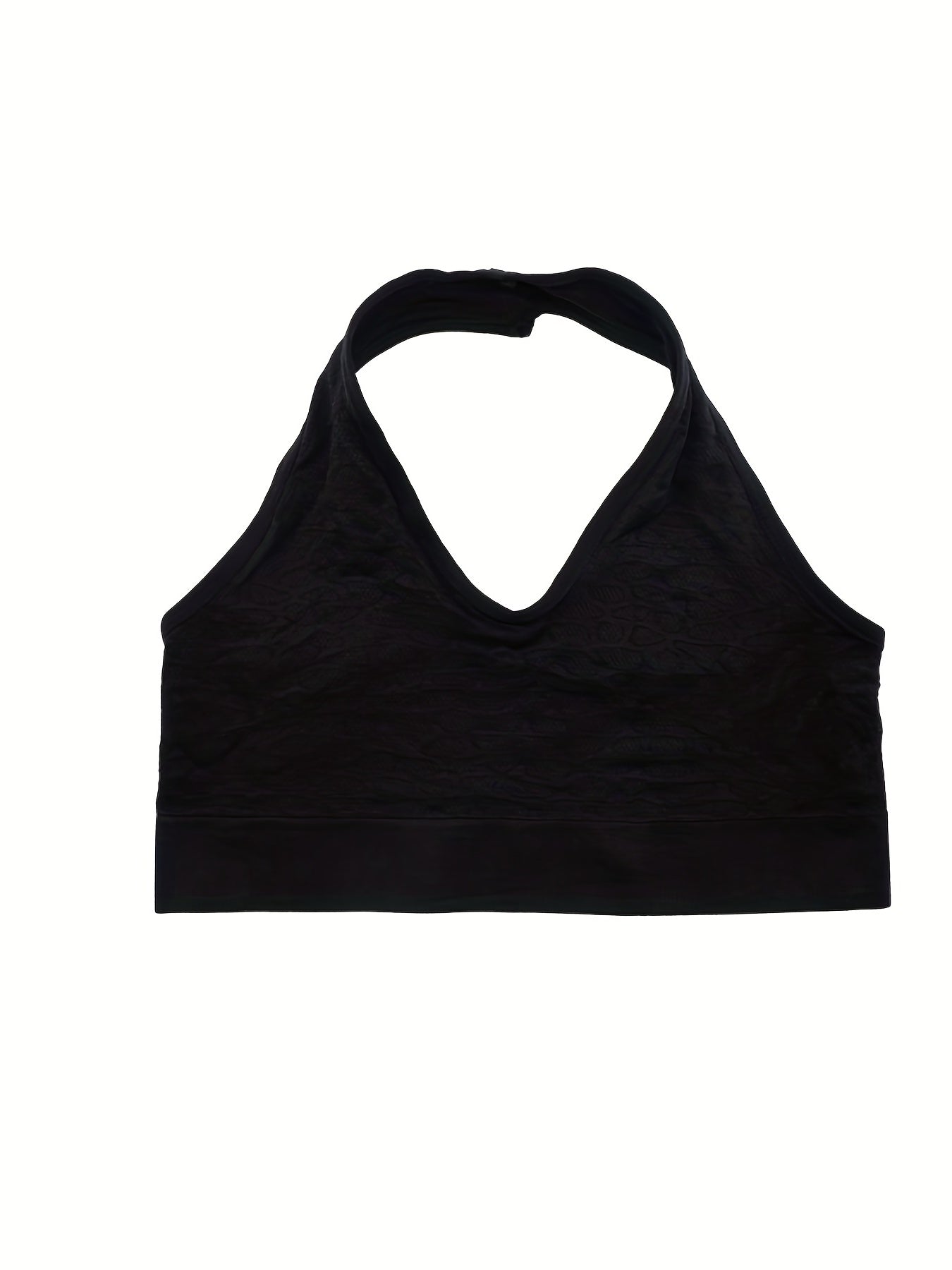 Halter Crop Top Comfy & Breathable Sports Top Women's Lingerie